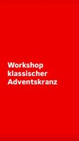 Adventskranz klassisch