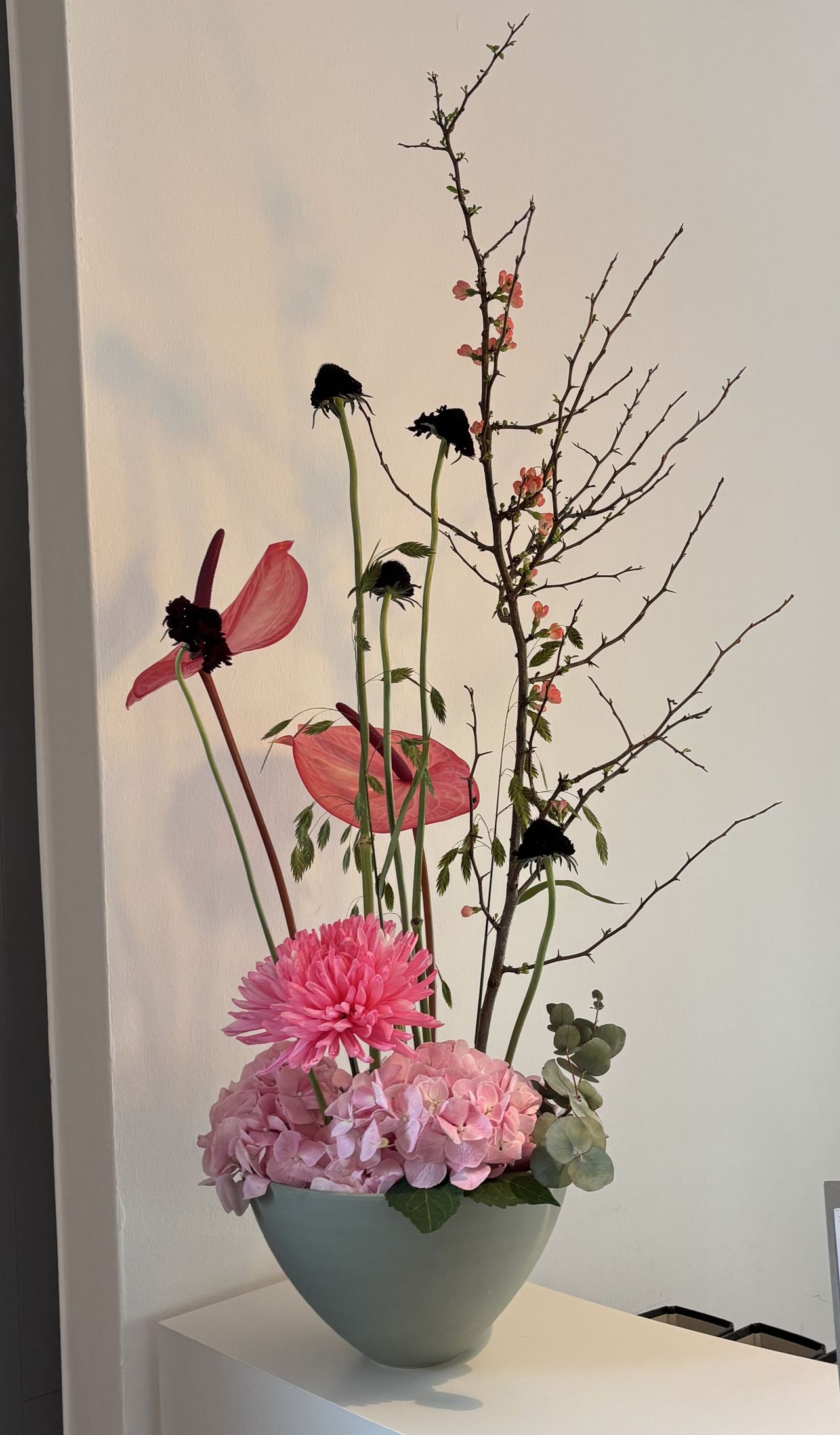 Kenzan Blumen stecken