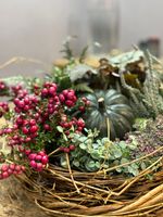 Workshop gepflanzter Frühlingskranz