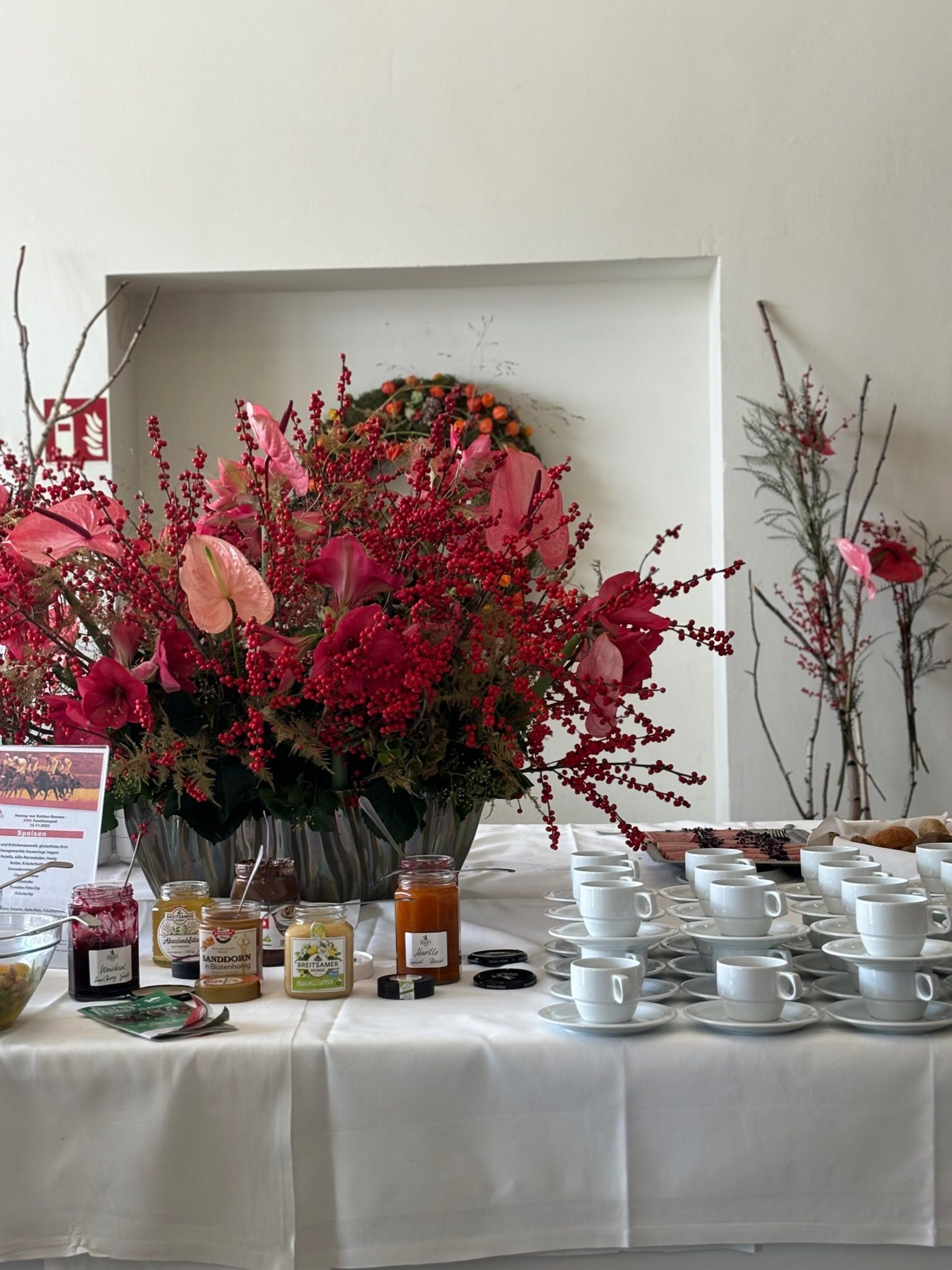 swk Rennbahn Krefeld Renntag Saaldekoration