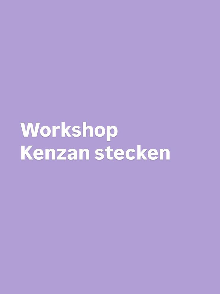 Kenzan Blumen stecken