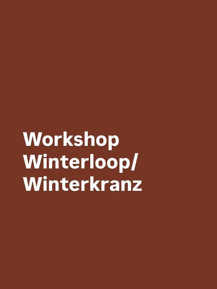 Winterlicher Loop mit LED/b Winterkranz