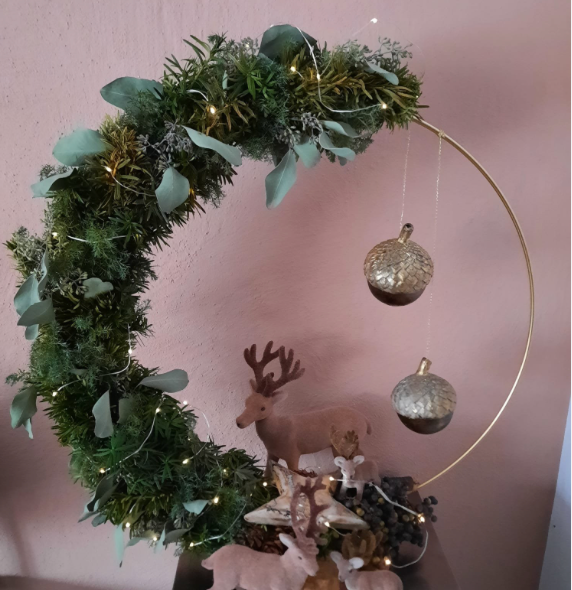 Workshop winterlicher Loop mit LED